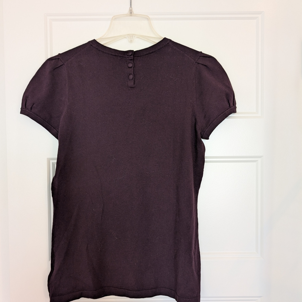 Banana Republic Plum Short Sleeve Tee - Picture 2 of 5